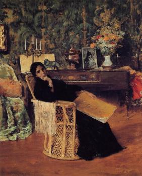 威廉 梅裡特 查斯 In The Studio c1892 威廉 梅裡特 查斯 In The Studio c1892